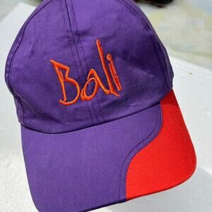 Purple & Orange Bali Cap